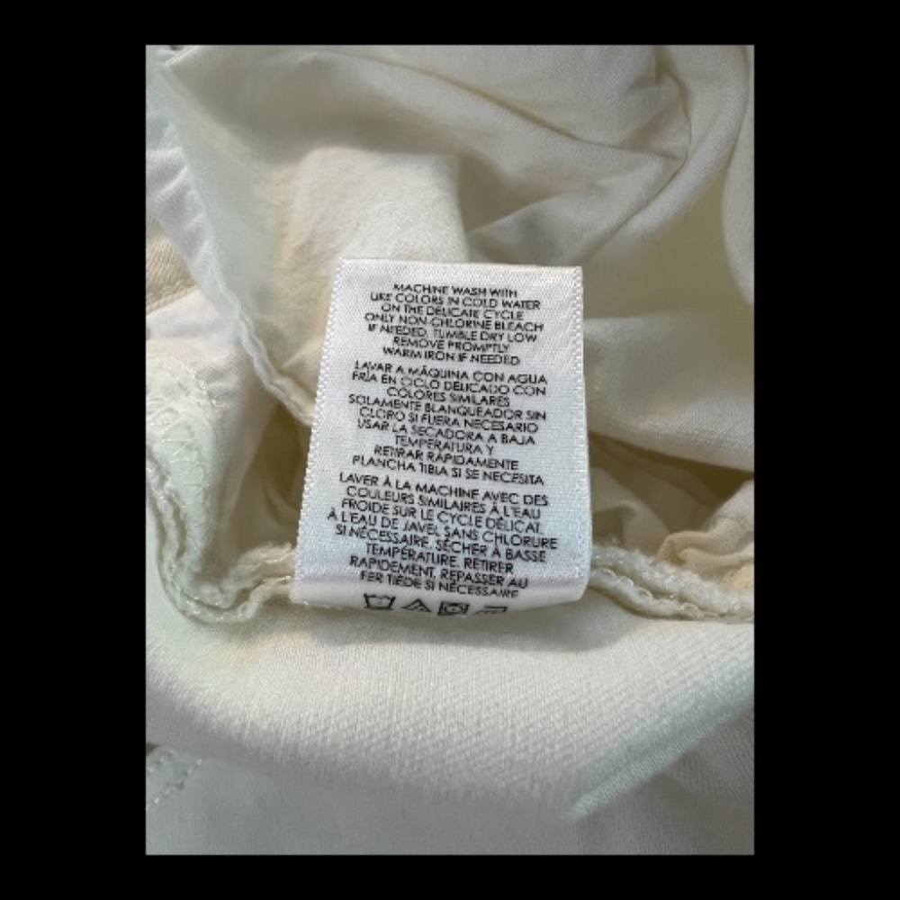 EUC Cabi white denim slimmie jeans – size 10 - Picture 7 of 7